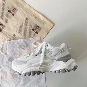 Daddy's shoes platform height-enhancing sneakers